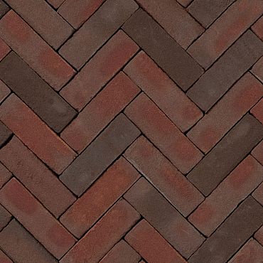 Gebakken UDF60 Ruston ongetrommeld paars rood bezand Designa