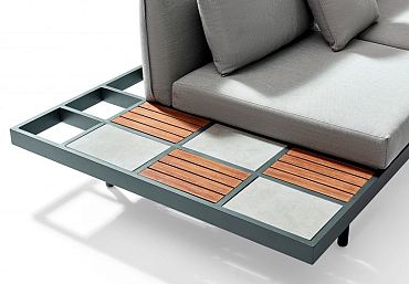 Loungeset Bali Smoked Grey/Dark Grey