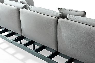 Loungeset Bali Smoked Grey/Dark Grey