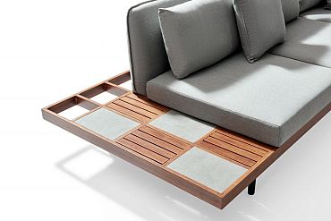 Loungeset Java Woodgrains/Dark Grey