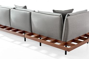 Loungeset Java Woodgrains/Dark Grey