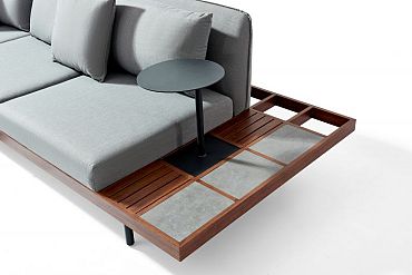 Loungeset Java Woodgrains/Dark Grey