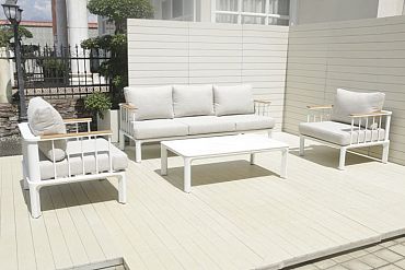 Loungeset Tahiti Frost White/Beige