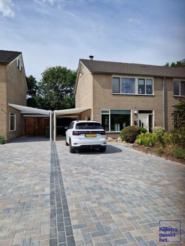 Betonstraatsteen 6 cm tricolore komo