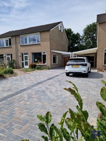 Betonstraatsteen 6 cm tricolore komo