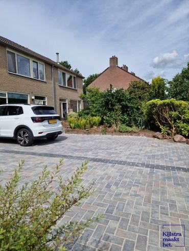 Betonstraatsteen 6 cm tricolore komo