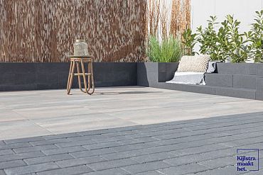 Traptrede linea 60x30x15 cm antraciet ZVK