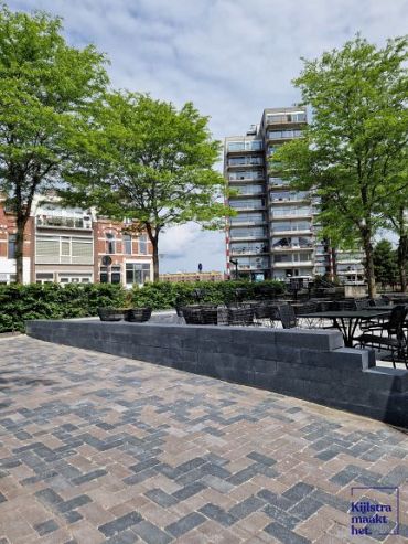 Traptrede linea 60x30x15 cm antraciet ZVK