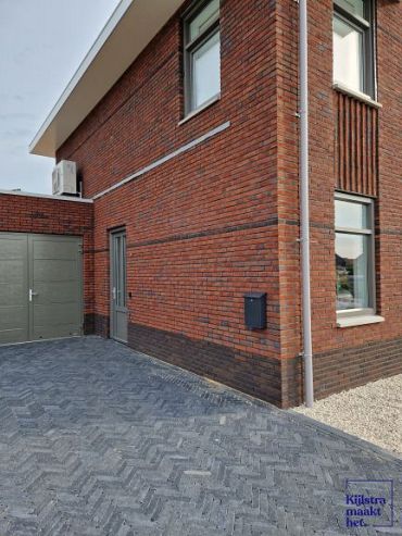 Stonique trommel waalformaat 7 cm antraciet