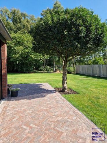 Stonique trommel dikformaat 6 cm oud emmen