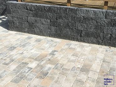 Splitrock XL trommel 15x15x60 cm 2.0 antraciet