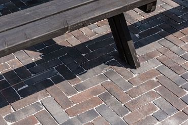 Gebakken WF60 terra ancona antica zwart-blauw-bruin