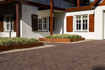 Gebakken DF60 terra vulcano antica rood-bruin-zwart