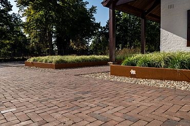 Gebakken DF60 terra vulcano antica rood-bruin-zwart