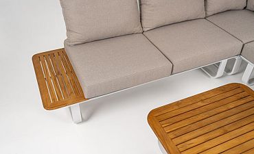 Loungeset Capri Frost White/Beige