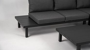 Loungeset Cuba Smoked Grey/Dark Grey