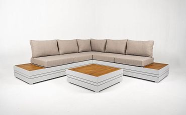 Loungeset Formentera Frost White/Beige
