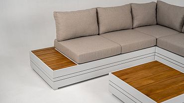 Loungeset Formentera Frost White/Beige