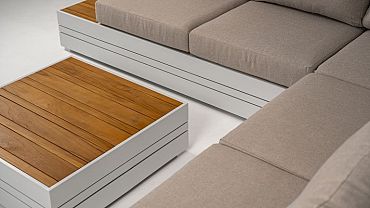 Loungeset Formentera Frost White/Beige