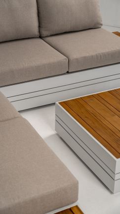 Loungeset Formentera Frost White/Beige