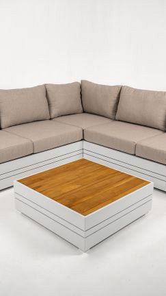 Loungeset Formentera Frost White/Beige