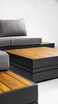 Loungeset Formentera Smoked Grey/Dark Grey