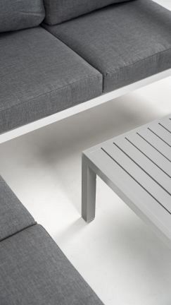 Loungeset Hawaii Smoked Frost White/Light Grey