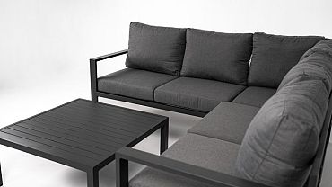 Loungeset Hawaii Smoked Grey/Dark Grey