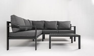 Loungeset Hawaii Smoked Grey/Dark Grey