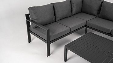 Loungeset Hawaii Smoked Grey/Dark Grey