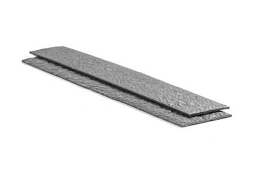 Ecolat Grijs recht 19cm x 10mm 2m