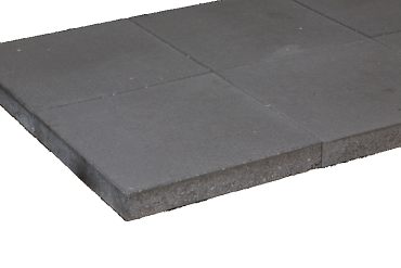 Tuintegel 40x40x5cm Zwart Mini Facet