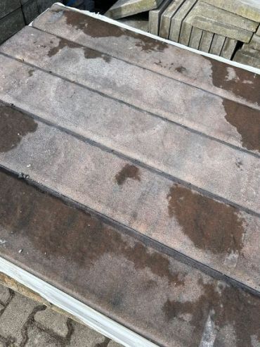 Betonbiels 12x20x120 cm Bruin/Zwart OP=OP