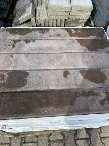 Betonbiels 12x20x120 cm Bruin/Zwart OP=OP