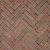 Gebakken UWF60 Novoton ongetrommeld bruin rood bezand designa