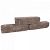 Linia Excellence Getrommeld 15x15x60 cm Taupe
