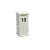 Gepoedercoat staal brievenbus Type S-RAL9010 (wit)