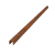 Cortenstaal overzetprofiel 5 x 5 x 5 cm (lengte 240 cm)