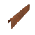Cortenstaal overzetprofiel 15 x 5 x 5 cm (lengte 150 cm)