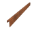 Cortenstaal overzetprofiel 15 x 5 x 5 cm (lengte 240 cm)
