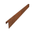 Cortenstaal overzetprofiel 15 x 6 x 5 cm (lengte 240 cm)