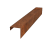 Cortenstaal overzetprofiel 15 x 15 x 5 cm (lengte 150 cm)