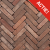 Gebakken UWF60 Novoton WS getrommeld rood bruin onbezand classica