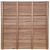 Keruing scherm 52 Rhombus variable 180x180cm Premium FCQ FSC®100% FSC®-C003450