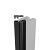 Boston alu variabel hoekprofiel voor paal RAL9005 L-200cm