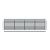 Boston Decopaneel Paxos horizontaal 45x175 cm dikte 2 mm RAL7016 (1008)