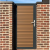Boston maatwerk Enkele poort groot max (B) 200cm (H) 200cm incl insteekslot