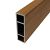 Brise soleil 42x145mm L-390cm Teak E Klasse  FSC 100%