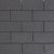 Design brick 8 cm black mini facet komo