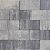 Design brick 8 cm nero/grey mini facet komo